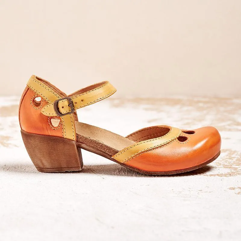 AMALIA™ LOW HEEL ORTHOPEDIC SANDLAS