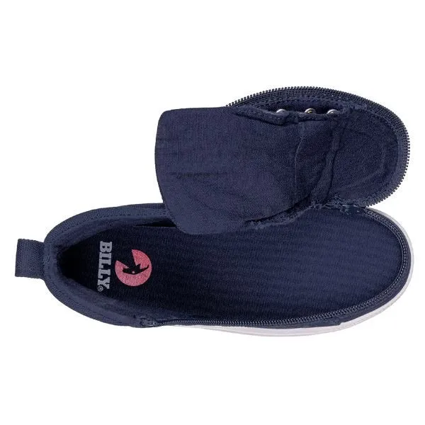 Billy CS Sneaker Kids Navy High Top Adaptive Sneaker (EasyOn)
