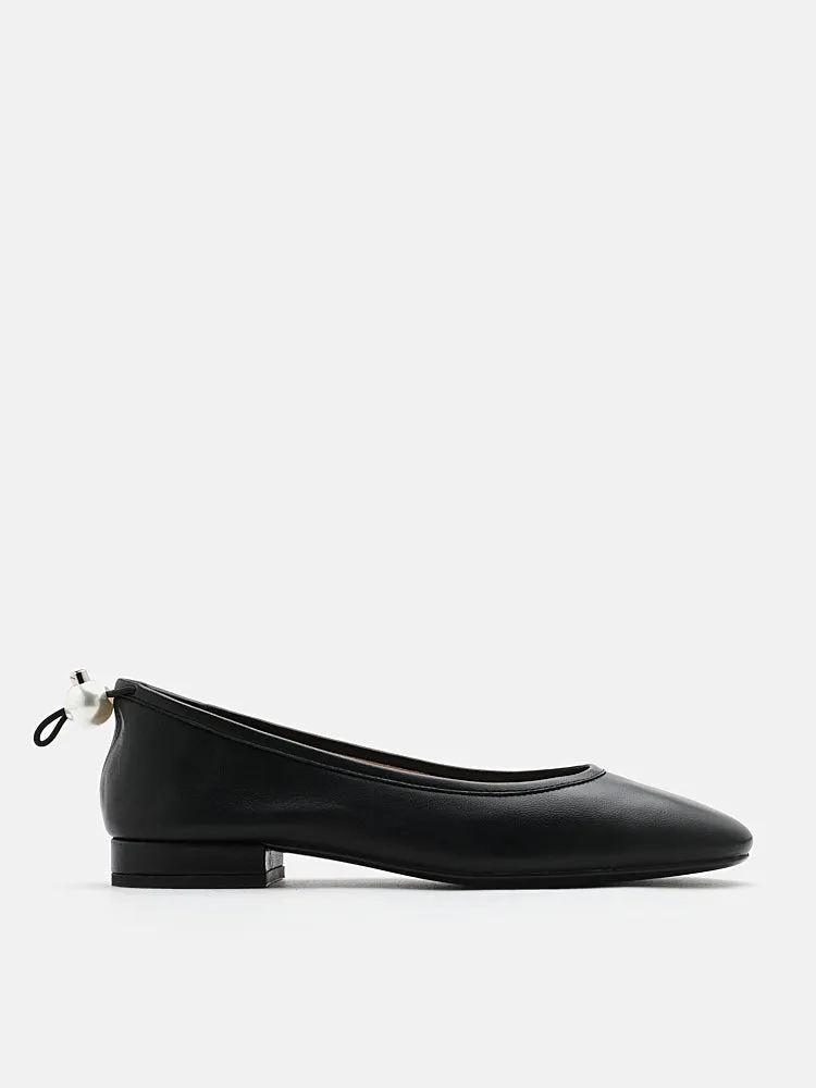 Zuri Curved-Toe Ballet Flats